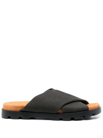 Camper Brutus crossover strap sandals - Grey
