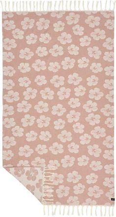 Slowtide Hau Floral Turkish Towel in Fawn at Nordstrom