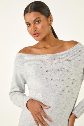 Roman Embellished Soft Knit Jumper