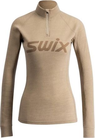 Swix RaceX Merino Half Zip Merinounterwäsche für Damen | beige