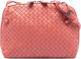 Bottega Veneta Pre-owned Bottega Veneta Nappa Intrecciato Nodini Crossbody B01833656B