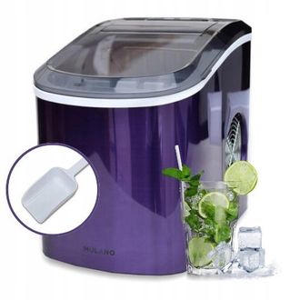 OEM M&aacute;quina De Hielo Mulano Purple: Hasta 15 Kg De Hielo Al D&iacute;a