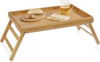 Andrea House Bett-Tablett Bamboo aus Bambusholz 68 x 33 cm