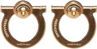 Ferragamo Pearl-Accented Earrings - Gold