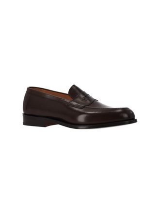 Trickers Mens Flat Shoes Brown Leather