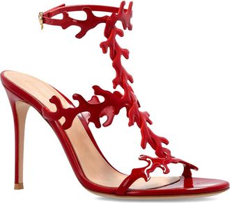 Gianvito Rossi Ocean Leather Heel Sandals