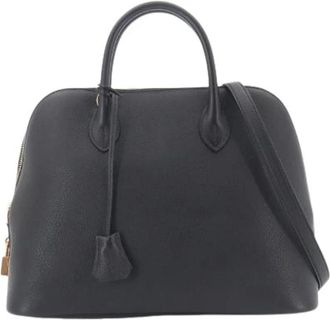Herm&egrave;s Pre-owned Vintage Handbag - Dames - Vintage Handtas - Zwart - ONE Size - Leer - Vintage