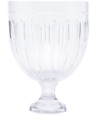Ralph Lauren Home Coraline faceted vase (33,7cm) - unisex - glass - One Size - Neutrals