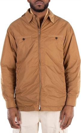 Ferragamo Detachable Hood Long Sleeve Jacket In Beige