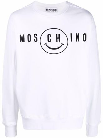 Moschino Sweater met print - Wit