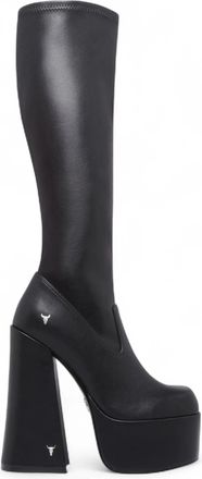 Windsor Smith Knee-High Sock Platform Goth Heel Boots