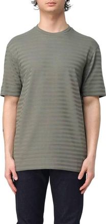 Emporio Armani ASV Jacquard Jersey T-Shirt, Size X-Large