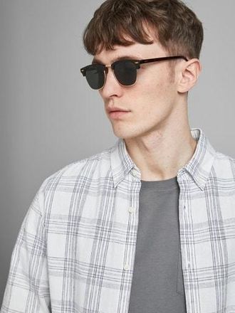 Jack & Jones Sonnenbrille JACK & JONES JACRYDER SUNGLASSES NOOS, Herren, schwarz (schwarz coffee), unifarben, Sonnenbrillen Sonnenbrille