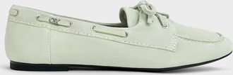 Charles & Keith Kori Suede Boat Shoes