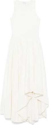 Alexander McQueen Abito midi asimmetrico - Toni neutri