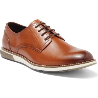 Rush by Gordon Rush Plain Toe Derby in Cognac at Nordstrom Rack, Size 11.5