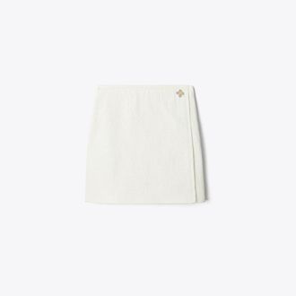 Tory Burch Womens Faux Crinkle Leather Skirt, size 14