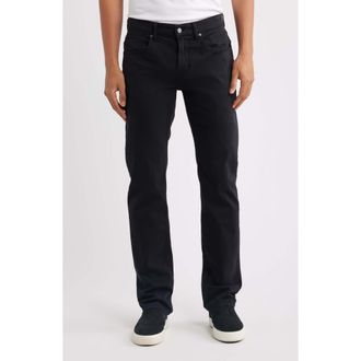 Seven 7 The Straight Leg Jeans in Black at Nordstrom, Size 28