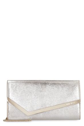 Jimmy Choo London Emmie Leather Clutch