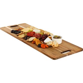 MegaChef 33 x 12 Inch Acacia Wood Folding Charcuterie Serving Board at Nordstrom