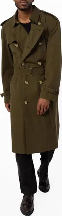 Burberry Double Breasted Westminster Heritage Trench Coat, Brand Size 56 (US Size 46)