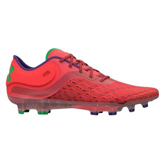 Under Armour Clone Magnetico Elite 3.0 voetbalschoenen voor heren, met structuur, voor harde ondergrond (Rood, Groen)