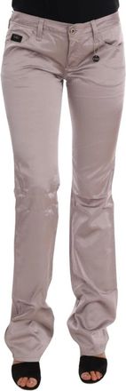 Costume National Dames, Broeken, Beige, Maat: W28 Katoen