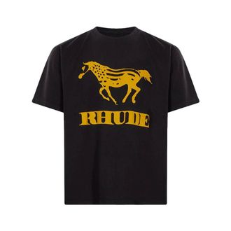 Rhude Dinero Tee - Tops - Hombre - Negro - S