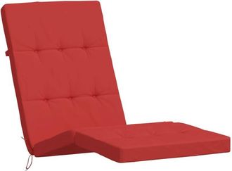 vidaXL Cojines para tumbona 2 uds tela Oxford rojo Vidaxl