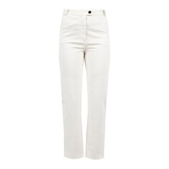 Patrizia Pepe Dames, Jeans, Beige, Maat: W32 Katoen