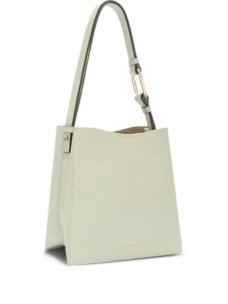 Furla mini Nuvola buckle-fastening leather bucket bag - Neutrals