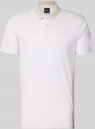 Boss Orange by Hugo Boss BOSS Orange Relaxed Fit Poloshirt aus reiner Baumwolle Modell PEOXFORDNEW in Sand, Gr&ouml;&szlig;e XXXL