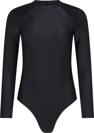 Mountain Warehouse Sydney Long-sleeved One Piece Bathing Suit in Black at Nordstrom, Size 12