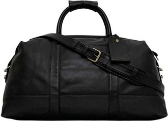 Coach Black Leather Boston Bag (Pre-Owned)