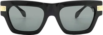 Versace Dark Grey Square Mens Sunglasses VE4464 GB1/87 52