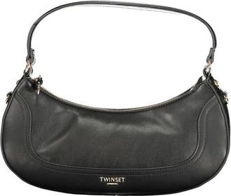Twinset Hobo tas met kettingdetail - Dames - Tassen - Zwart - Maat: ONE Size