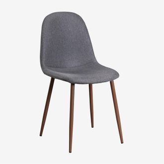 Sklum Sklum - Pack De 2 Sillas De Comedor Glamm Madera Oscura