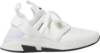 Tom Ford Schoenen, Heren, Wit, 43 EU, Athletic Sneakers met Veters