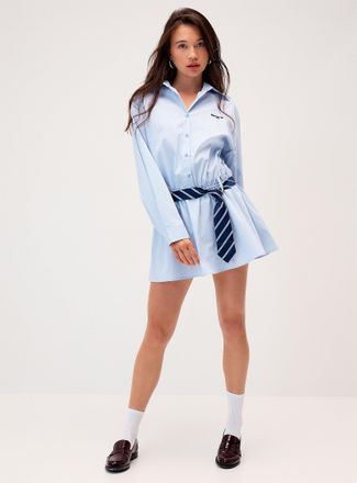 Twik Womens Tie-belt shirtdress