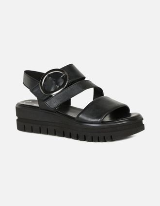 Gabor Womens Amarillo Womens Sandals - Black - Size: 5.5