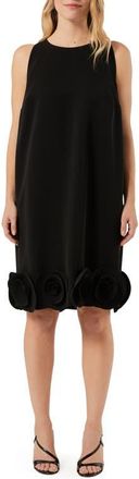 Marina Rinaldi Sleeveless Minidress in Black at Nordstrom, Size 16W