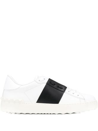Valentino Garavani Offene Ledersneaker von Valentino Garavani