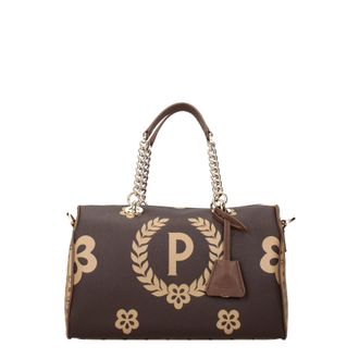 Pollini Handtaschen Frauen PVC Brown/Creme