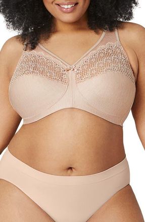 Glamorise MagicLift Moisture Control Bra in Brown at Nordstrom, Size 38Dd