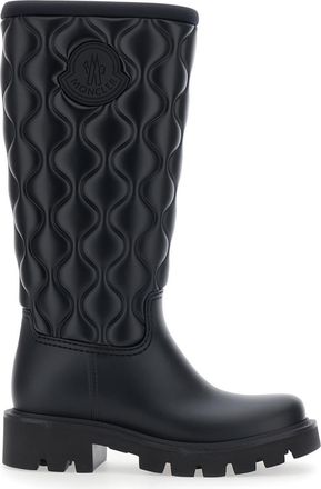 Moncler Black Logo Boots