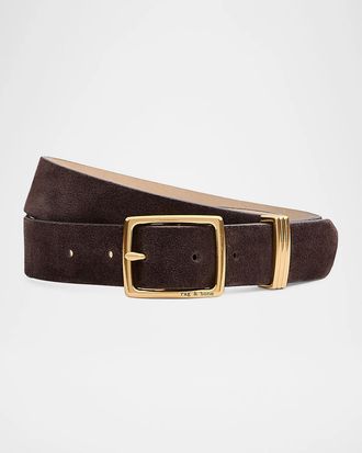 Rag & Bone X Boyfriend 2.0 Cut-to-Size Suede Belt