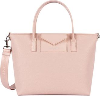 Lancaster Maya Double KBA Tote Bag - Dames - Shoppers - Roze - ONE Size - Leer - Tassen