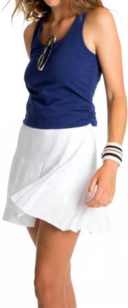 Hedge Langley Mini Skirt In White