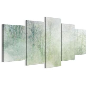 OEM Cuadro Sobre Lienzo Italiano De 100 X 50 Cm, Pent&aacute;ptico - Estilo Minimalista - Naturaleza Cuadro Sobre Lienzo Italiano De 200 X 100 Cm, Pent&aacute;ptico - E
