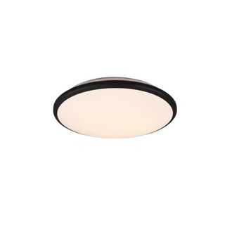 Reality L&aacute;mpara De Pared De Techo Redonda Moderna Led Dimmer Limbus Black Trio Lighting